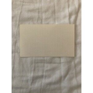 Unbranded 3x5 inch Plain/Blank Index Cards - White | 1 Index Card Only
